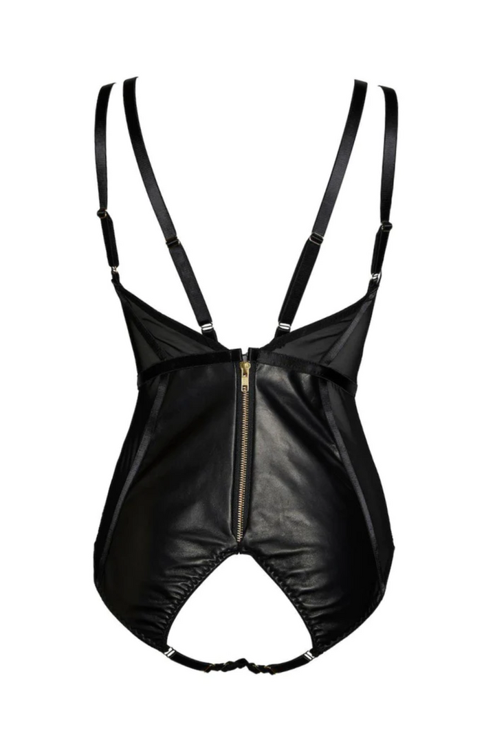 Mia Leather Bodysuit