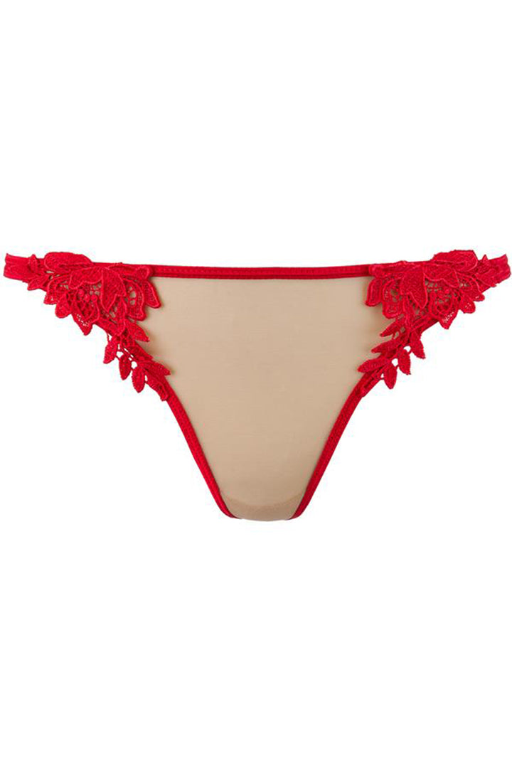 Ismeralda Spice Floral Embroidered String Thong